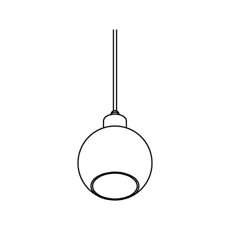 PSM Lighting Moby Sh 4976.A.E27.Sh Suspension Lamp
