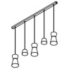 PSM Lighting Shake 5574.Led Suspension Lamp