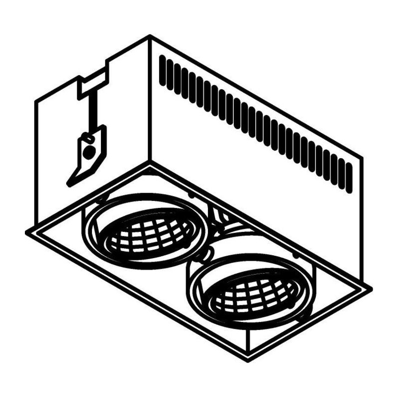 PSM Lighting Spinner Xtm 1972.Ip20 Recessed Spot