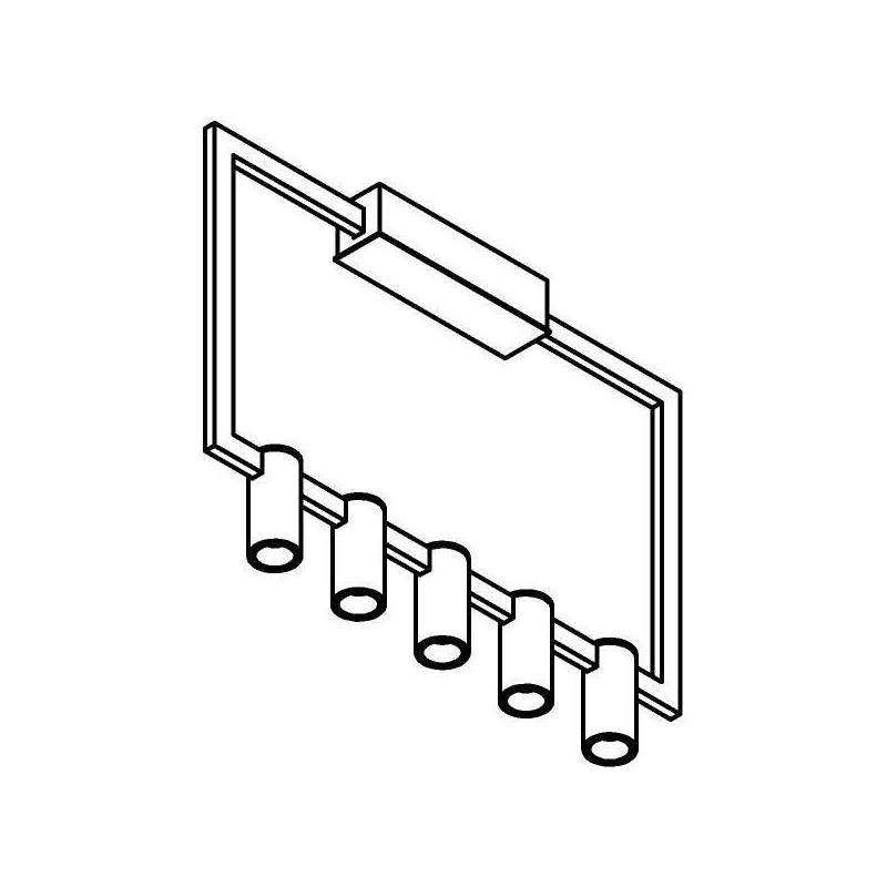 PSM Lighting Thindr 1746.Cen.5 Ceiling Lamp