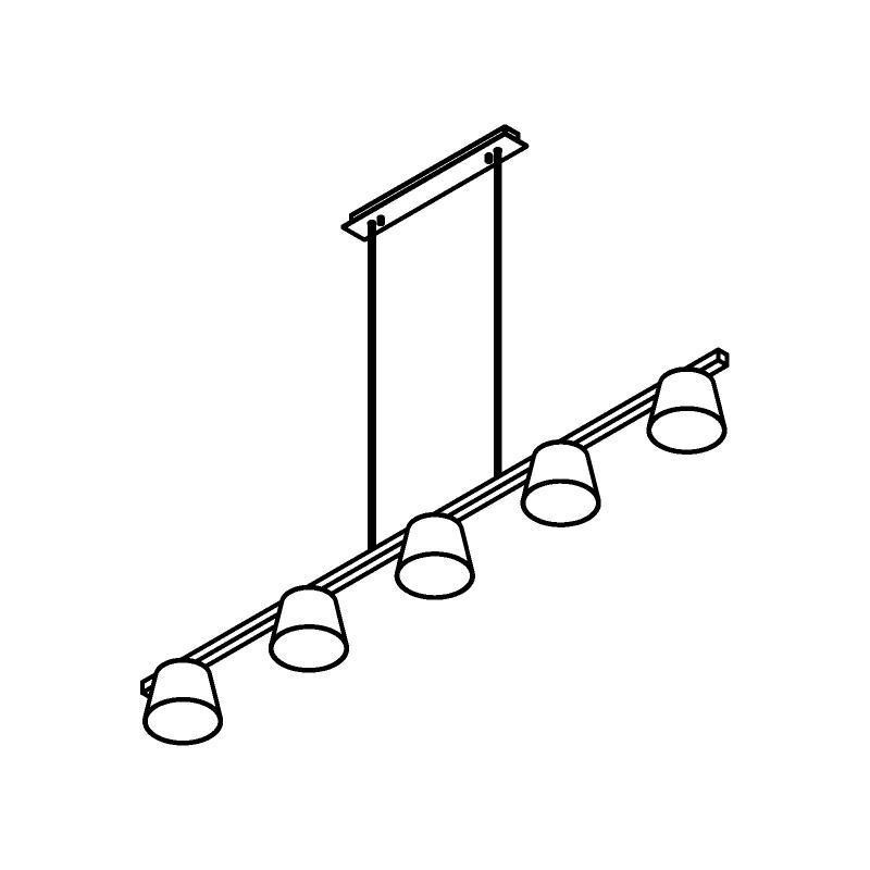 PSM Lighting Shake 5581.Led Suspension Lamp