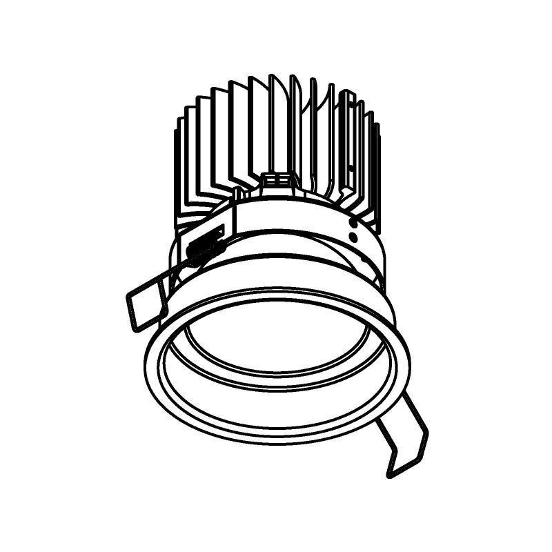 PSM Lighting Cameleon 1506.Zxo.S1 Recessed Spot