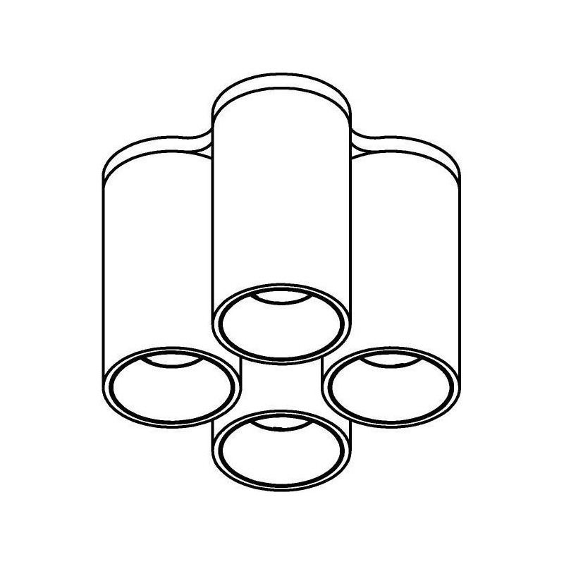 PSM Lighting Equal 2084Sq Ceiling Lamp