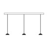 PSM Lighting Naomi - Radar 1826X3 Suspension Lamp