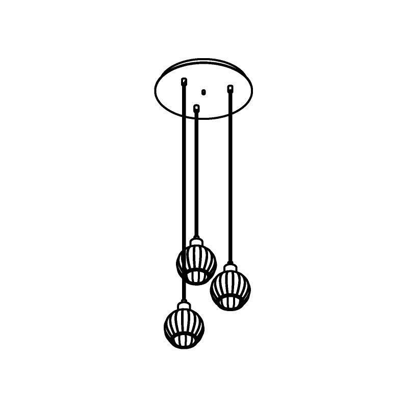 PSM Lighting Noella 4587.V.E27.SH.TR.1M PSM Lighting Noella 4587.V.E27.SH.TR.1M.TX1 Suspension lamp