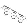PSM Lighting Olivia Mini 1913.Es50 Ceiling Lamp