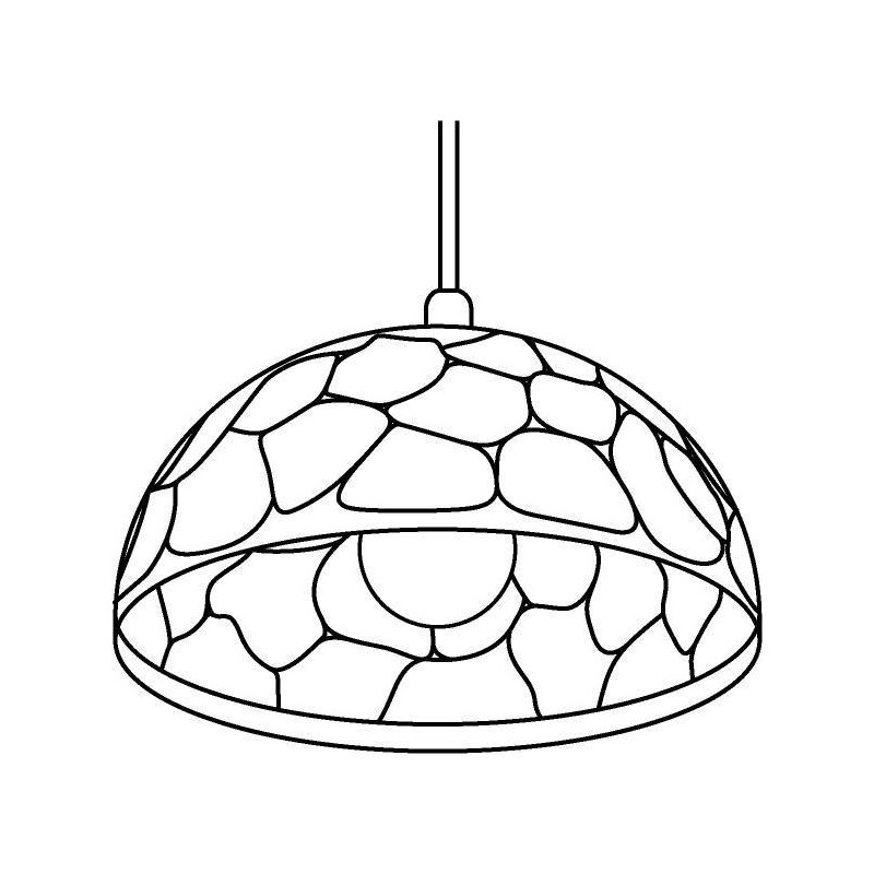 PSM Lighting Rocky 1398 Suspension Lamp