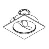 PSM Lighting Square Click System Casaltoar70 Recessed Spot