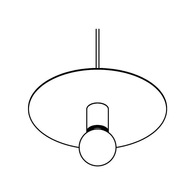 PSM Lighting Angelo 4983.E27 Suspension Lamp