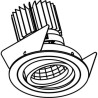 PSM Lighting Ø80 Luxor Xtm.1300.10011.S2 Recessed Spot