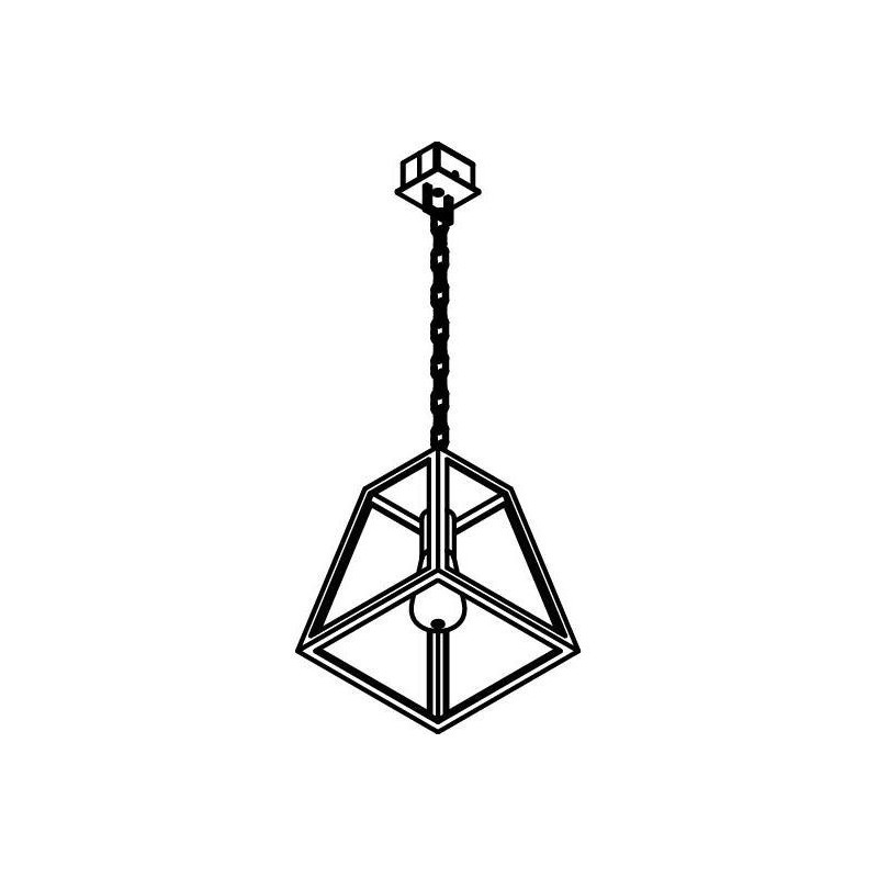 PSM Lighting Polo W774.Ch Suspension Lamp