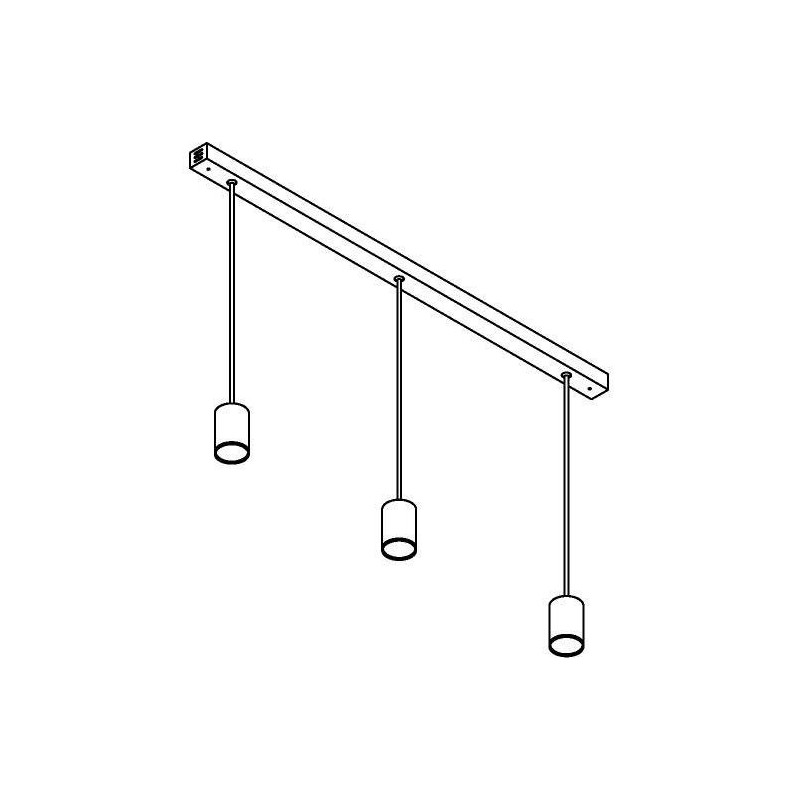 PSM Lighting Naomi - Radar 1829X3.Ip20 Suspension Lamp