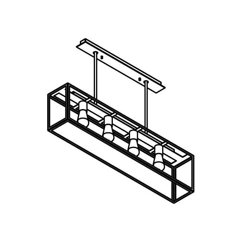 PSM Lighting Tavolo 5104.4.So Suspension Lamp