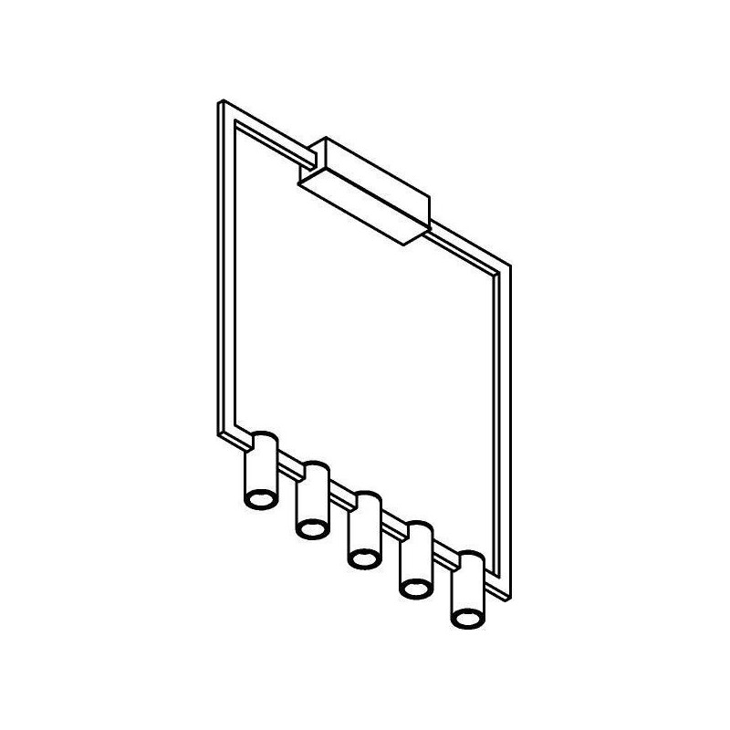 PSM Lighting Thindr 1735.Cen.5 Ceiling Lamp