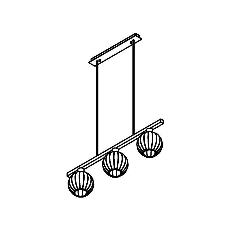 PSM Lighting Noella 4575.U.E27.SH Suspension lamp