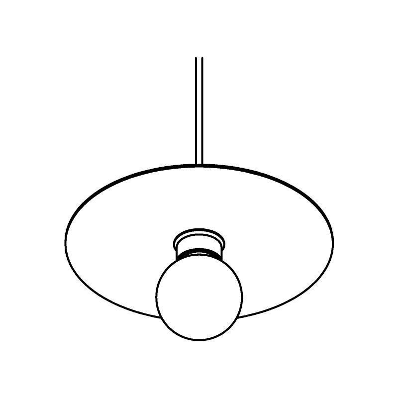 PSM Lighting Angelo 4986.Sh.E27 Suspension Lamp