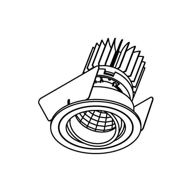PSM Lighting Ø70 Luxor Xtm.1300.10026.S2 Recessed Spot