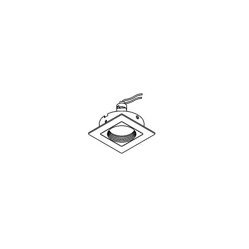 PSM Lighting Square Click System Casconga.Dicro Recessed Spot
