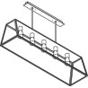 PSM Lighting Tavolo 5105.5 Suspension Lamp