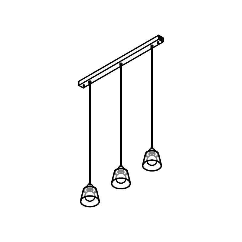 PSM Lighting Shake 5576.E27 Suspension Lamp