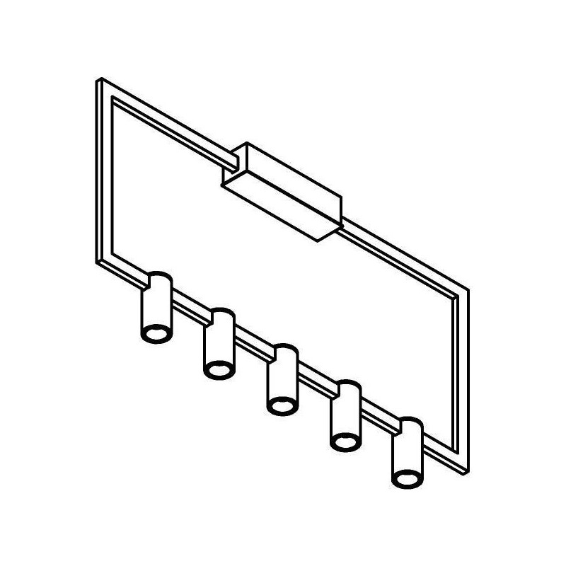 PSM Lighting Thindr 1745.Cen.5 Ceiling Lamp