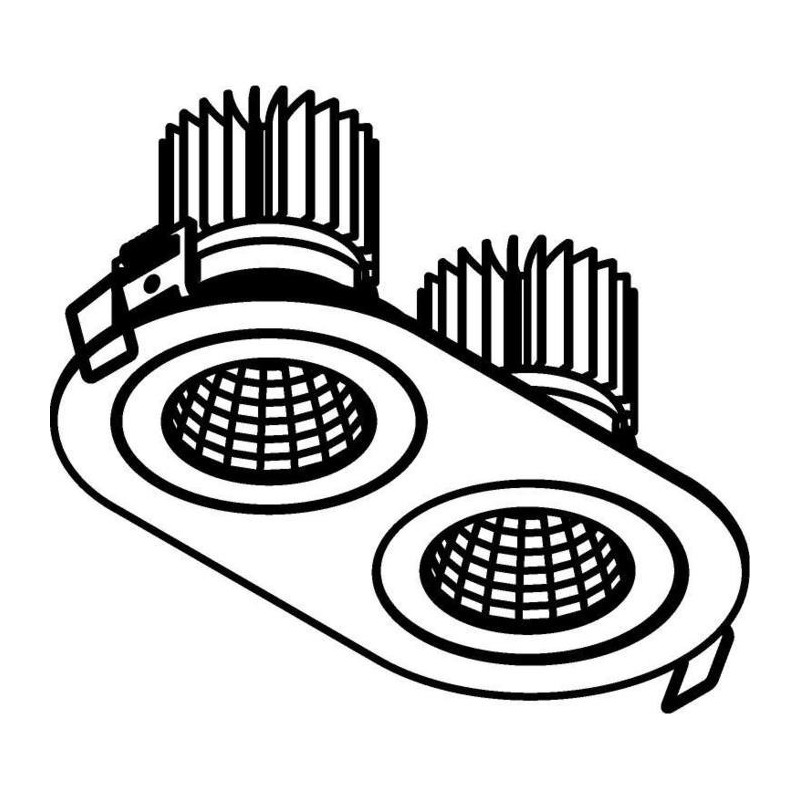 PSM Lighting Ø80 Luxor Xtm.1300.10046.S1 Recessed Spot