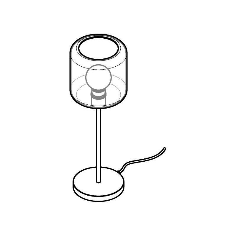 PSM Lighting Manon 1562.N.E27 Table Lamp