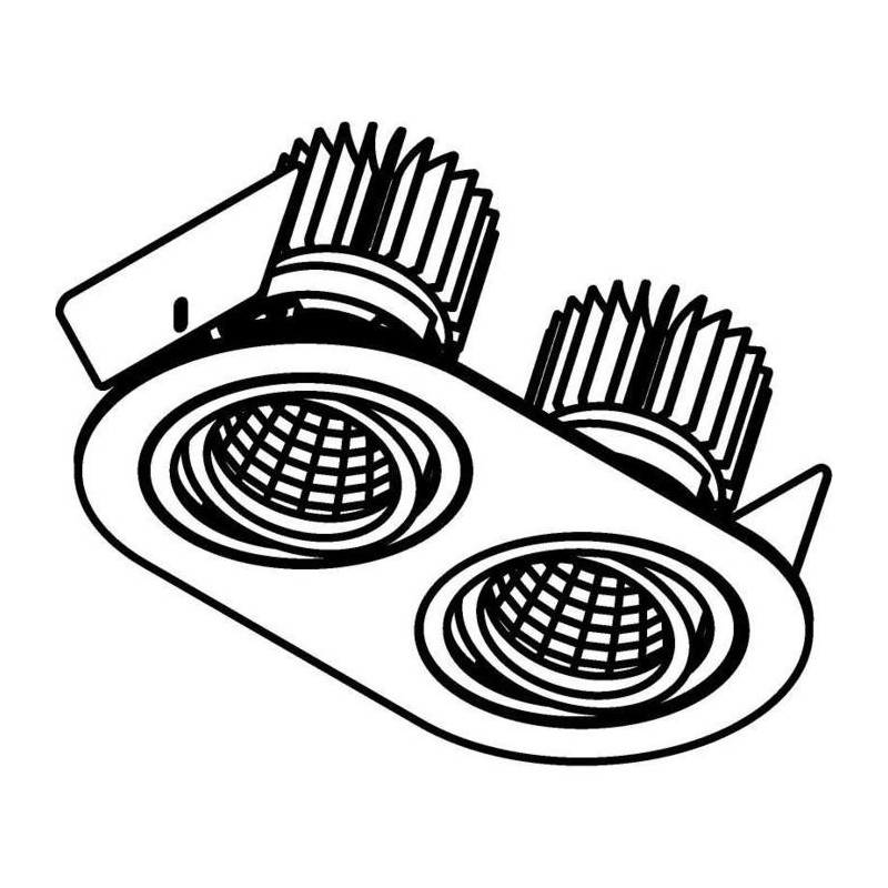 PSM Lighting Ø80 Luxor Xtm.1300.10047.S2 Recessed Spot
