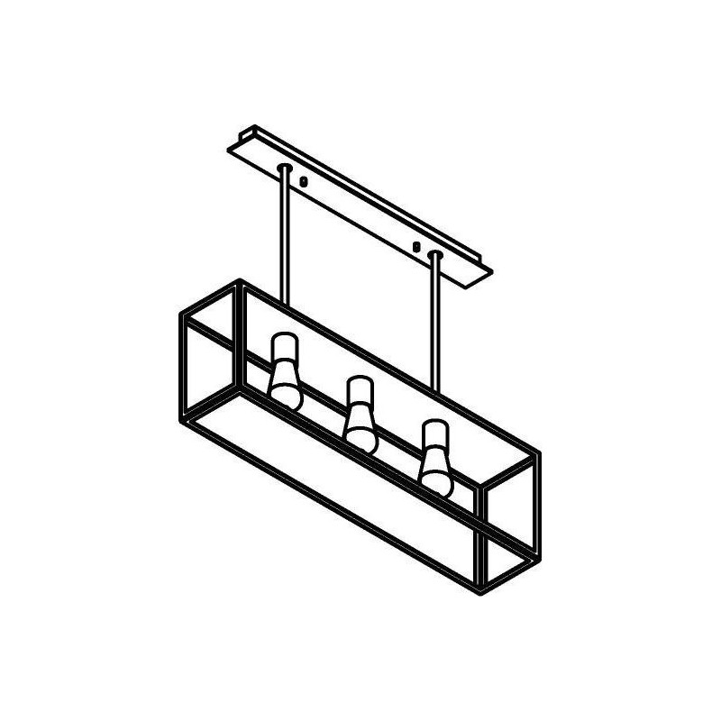 PSM Lighting Tavolo 5103.3.Sc Suspension Lamp