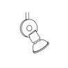 PSM Lighting Discus 6050 Ceiling Lamp / Wall Lamp