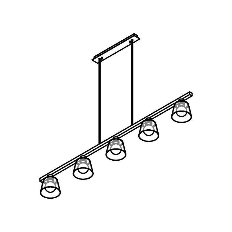 PSM Lighting Shake 5583.E27 Suspension Lamp