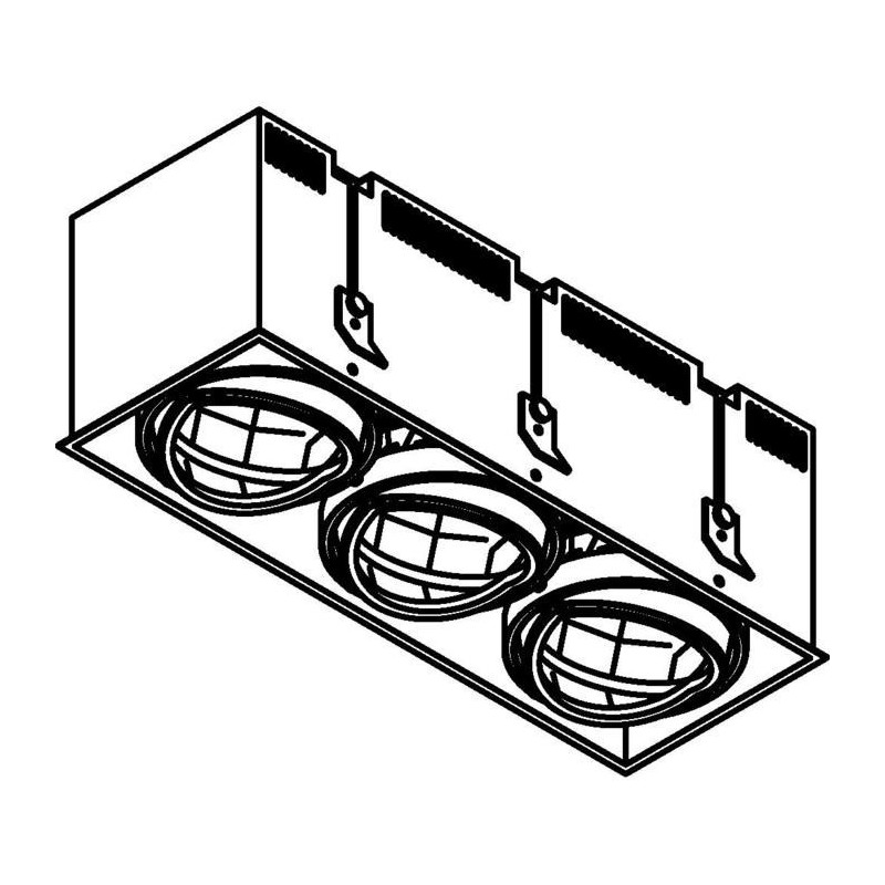 PSM Lighting Spinner Xtm 4073.Ip20 Recessed Spot