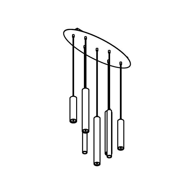 PSM Lighting Bach 4977.7 Suspension Lamp