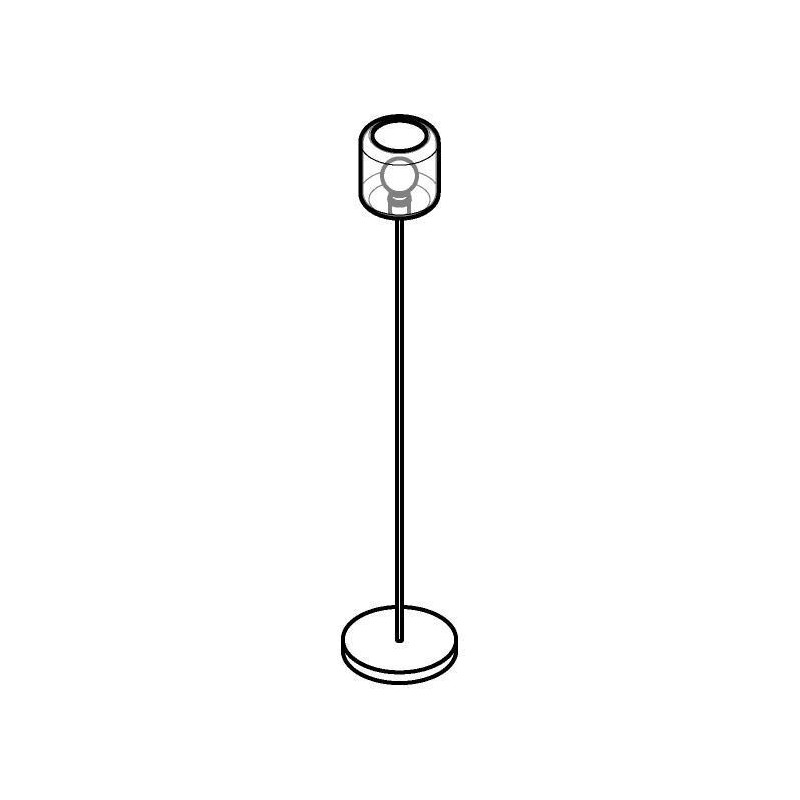 PSM Lighting Manon 1590.N.E27 Floor Lamp