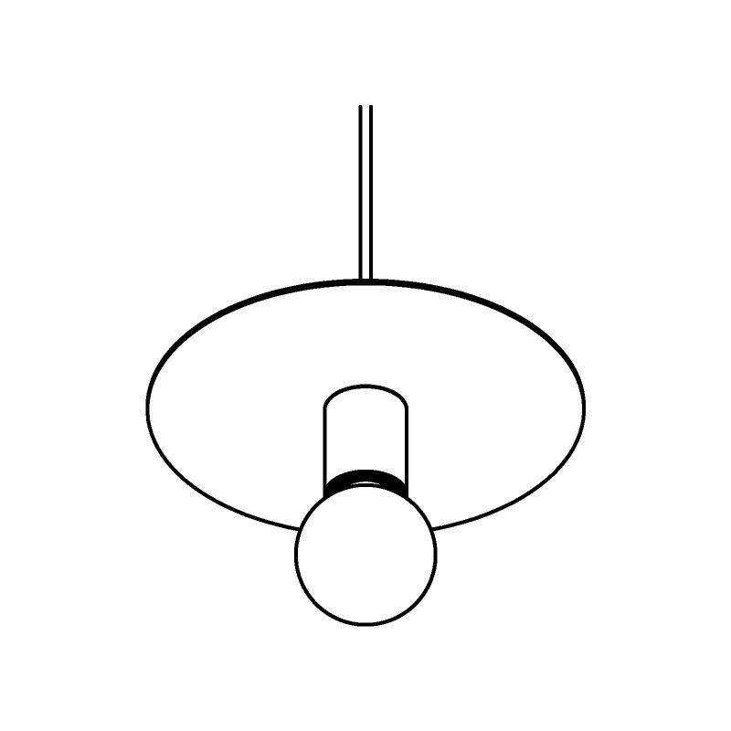 PSM Lighting Angelo 4982.E27 Suspension Lamp