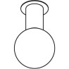 PSM Lighting Tubo 5200.E27 Ceiling Lamp
