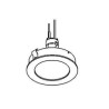 PSM Lighting Ø80 Convertible System Caspicoc Recessed Spot