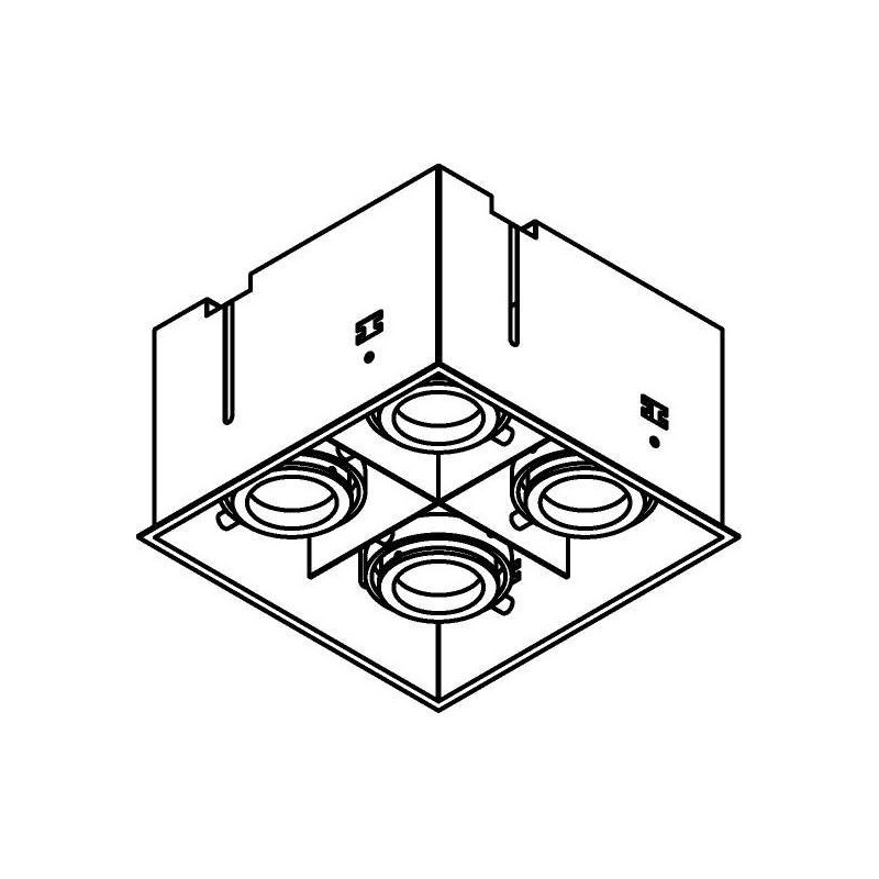 PSM Lighting Spinner X Ds 1889Ds.Es50 Recessed Spot