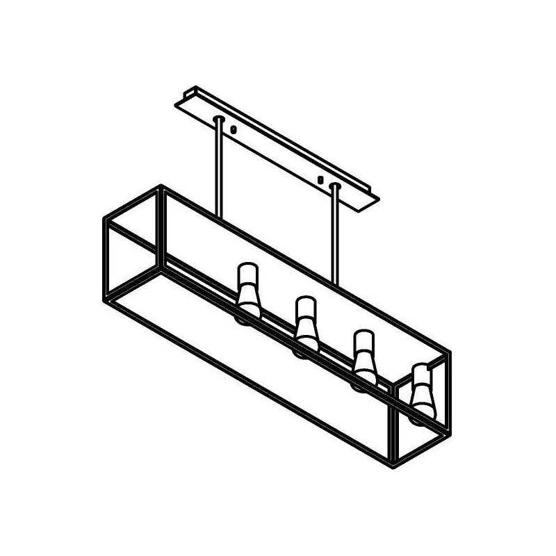 PSM Lighting Tavolo 5100.4.Xlc Suspension Lamp