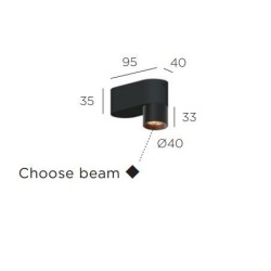 Trizo Audy 1 up Rounded with honeycomb ceiling lamp