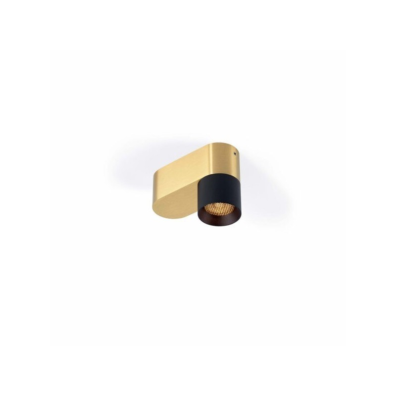 Trizo Audy-Duo 1 up Rounded with honeycomb ceiling lamp