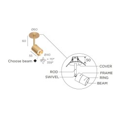 Trizo Audette R6 ceiling lamp