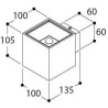 TAL DARTLING SINGLE BEAM MAINS DIMM wall lamp
