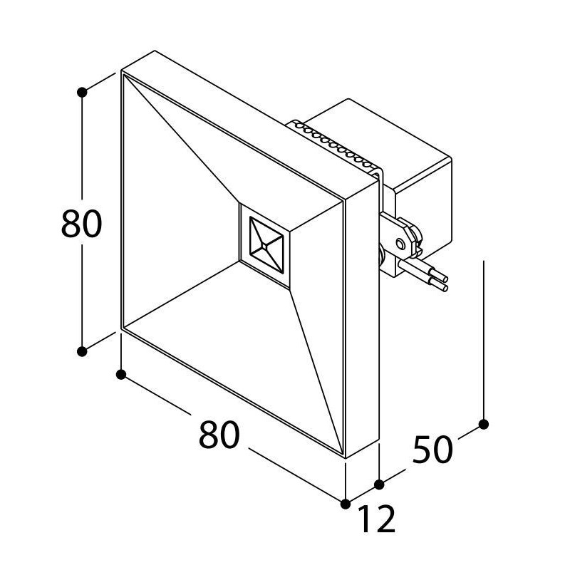 TAL DICE WALL CI FOR WALL BOX MAINS DIMM wall lamp