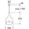 TAL DIMITRI E27 suspension lamp