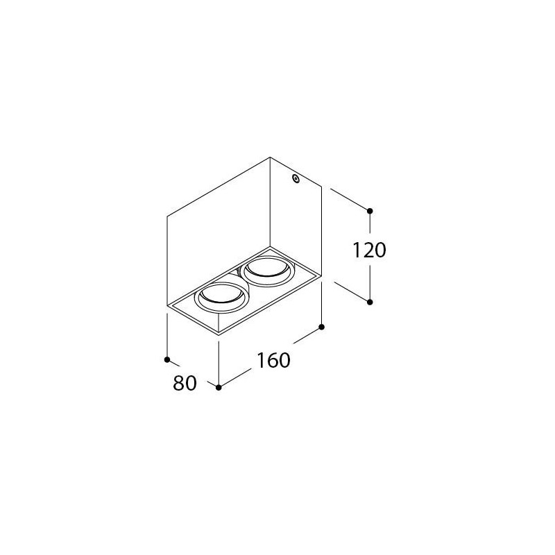 TAL DJANGO 2 ORIENTABLE GU10 ceiling lamp