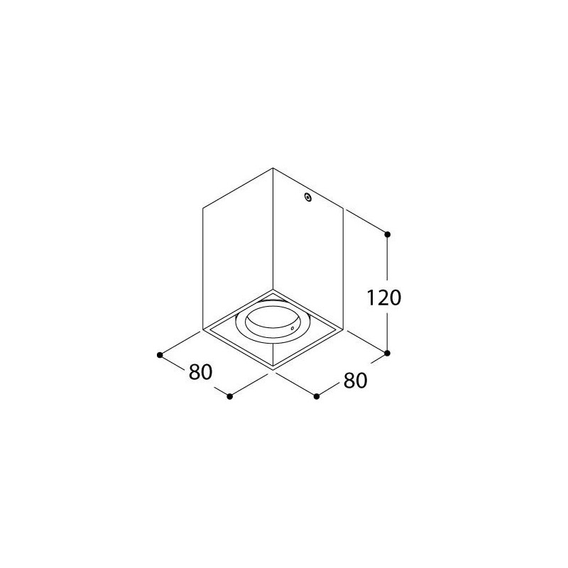 TAL DJANGO ORIENTABLE GU10 ceiling lamp