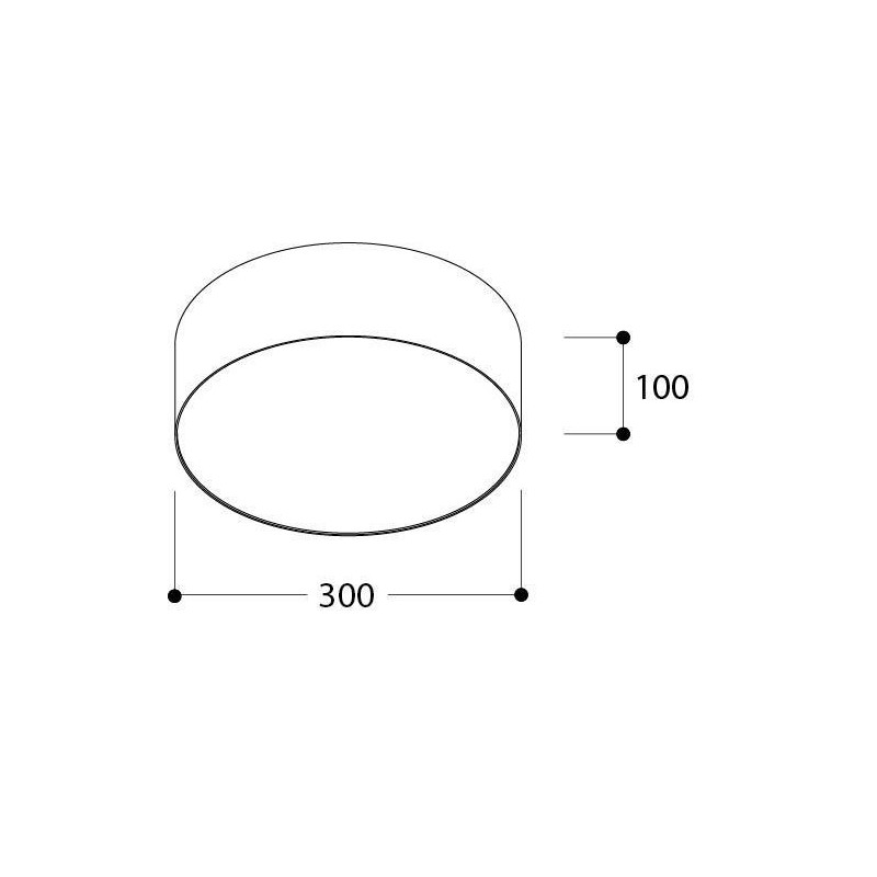 TAL FABIAN SM LED 300 DIMMABLE ceiling lamp