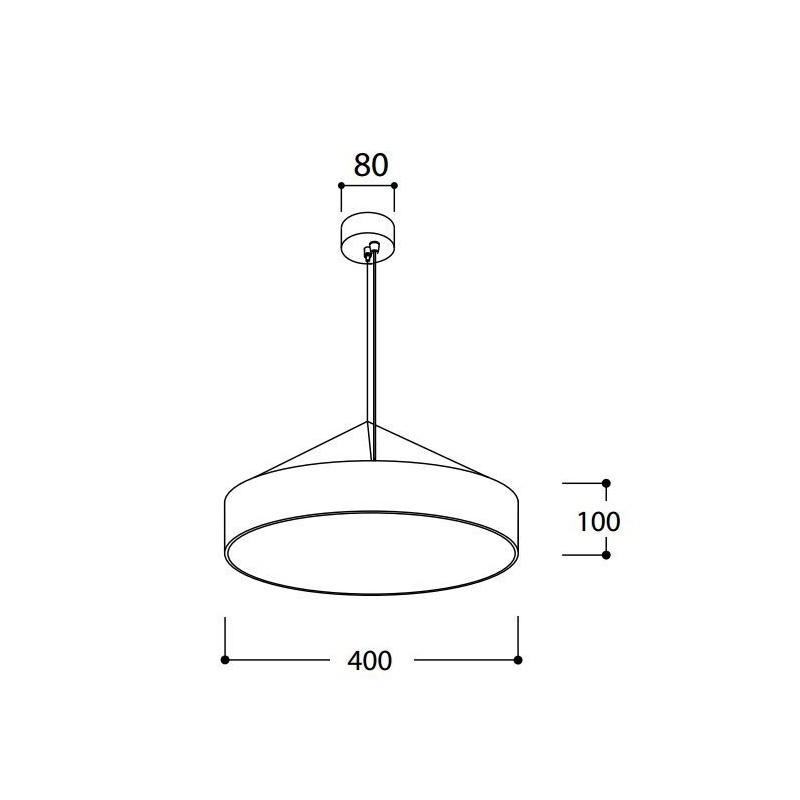 TAL FABIAN SUSP LED 400 DIMMABLE  suspension lamp