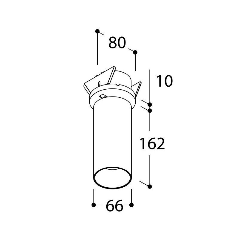 TAL FUNNEL ELBOW 150 RECESSED LEAF CI MAINS DIMM ceiling lamp
